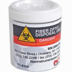 Basurero para fibra óptica