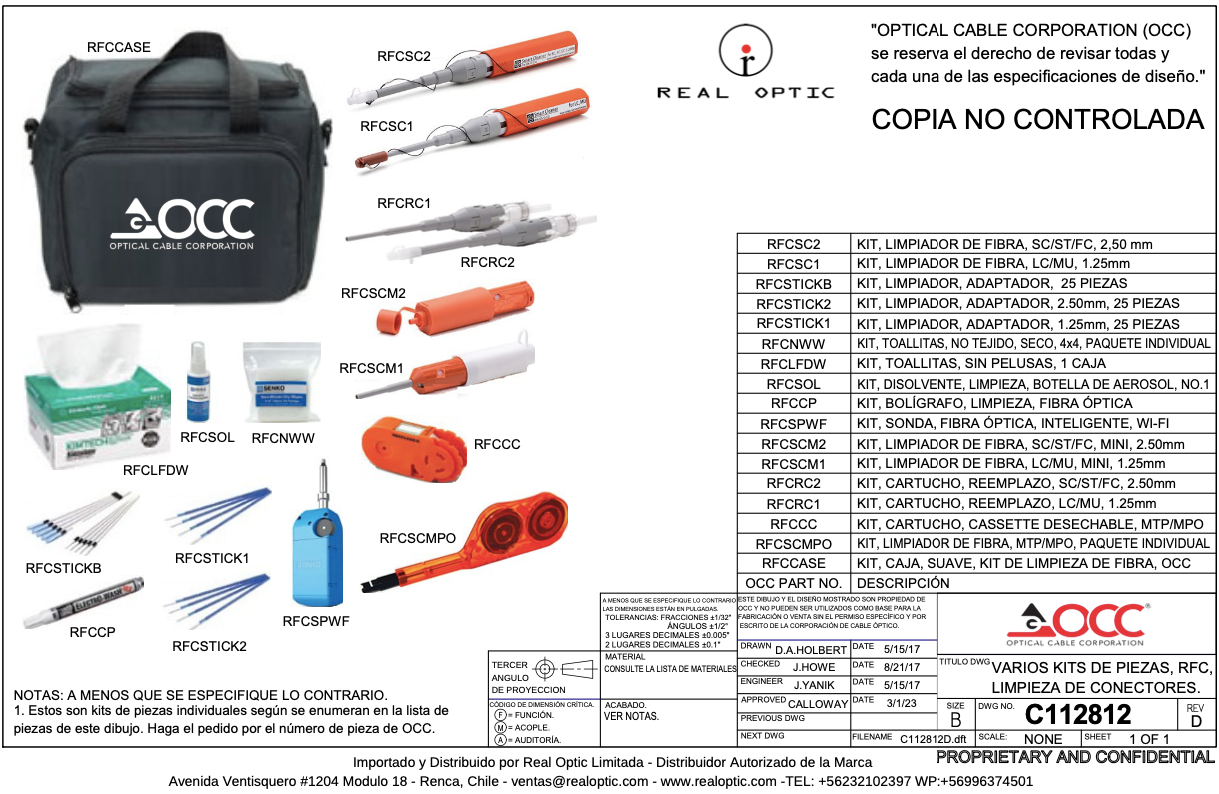 Kit de limpieza de fibra Xpress Ultra™ - Imagen 2