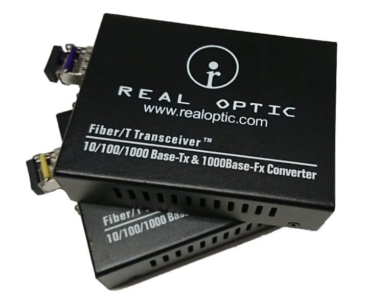 Conversor de fibra a RJ45