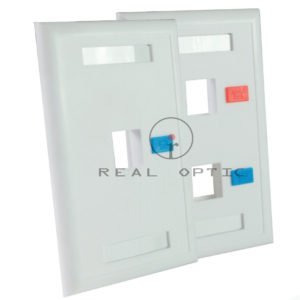 Placa Faceplate Rj45