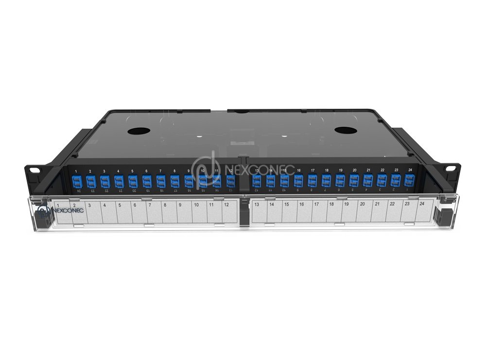 Panel de conexión deslizante SC SX/LC DX de 1U y 24 puertos - Imagen 7