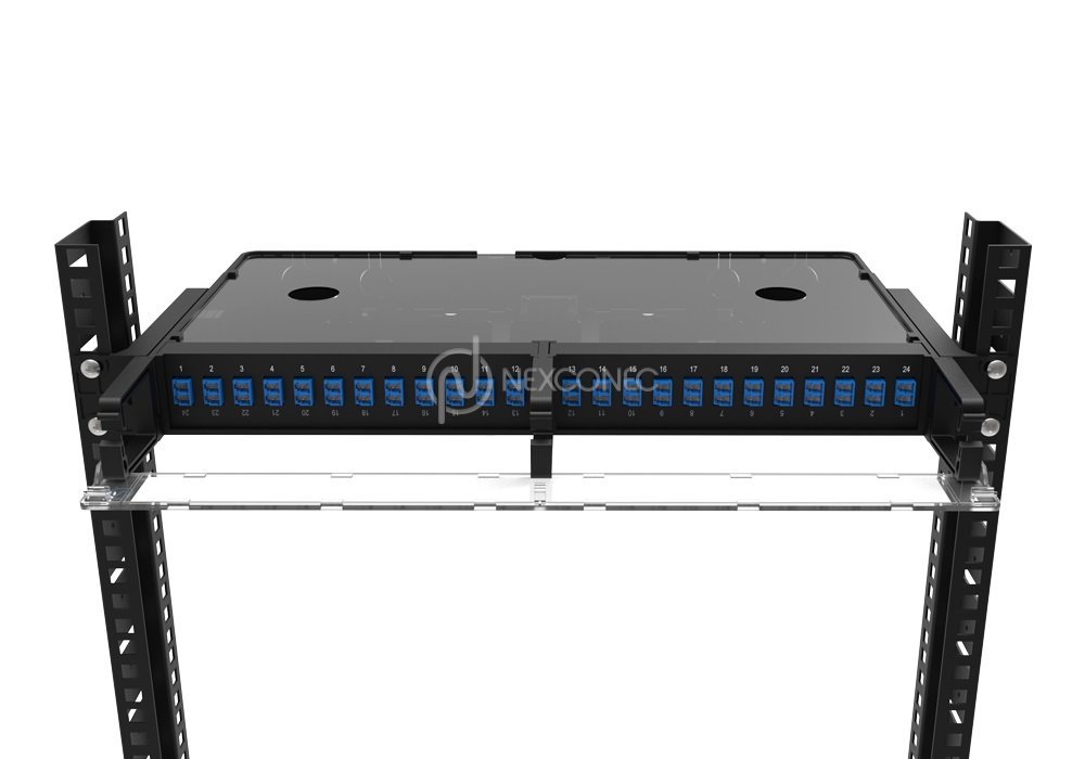 Panel de conexión deslizante SC SX/LC DX de 1U y 24 puertos - Imagen 10