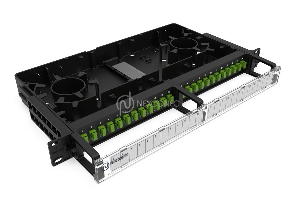 Panel de conexión deslizante SC SX/LC DX de 1U y 24 puertos - Imagen 5